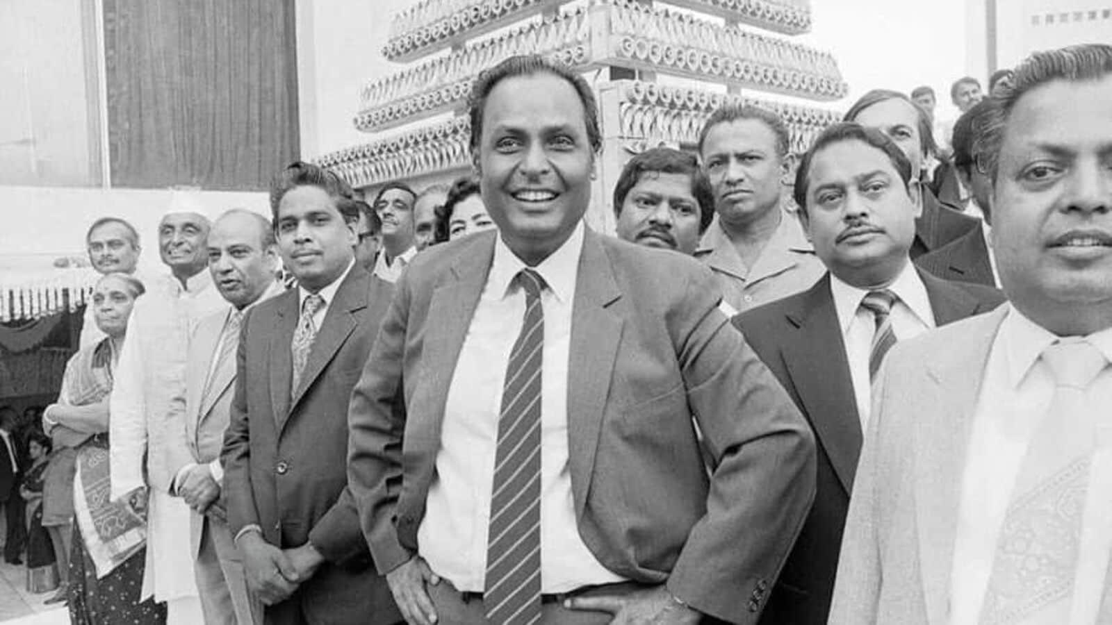 Dhirubhai Ambani Tribute Visual